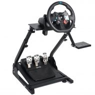 Hottoby G29 Racing Steering Wheel Stand fit for Logitech G27/G920/G923 Gaming Wheel Stand Pedal & Shifter Mount fit for Thrustmaster PS4 XBOX PC，Wheel&Pedals NOT Included