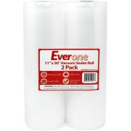 EverOne Vacuum Sealer Bag Roll for Sous Vide & Food Saver, 11 X 50, 2 Count