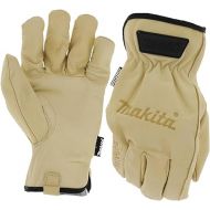 Makita T-04195 100% Genuine Leather Cow Driver Gloves (Large)