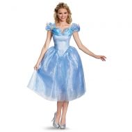 Disguise Womens Cinderella Movie Adult Deluxe Costume, Blue, X-Large
