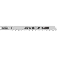 DEWALT DW3710-5 4-Inch 10 TPI Fine Finish Wood Cut Cobalt Steel U-Shank Jig Saw Blade (5-Pack)