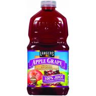 Langers 100% Juice with Vitamin C, Apple Grape, 64 Ounce (Pack of 8)