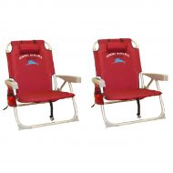 Rio 2 Tommy Bahama Red Backpack Cooler Chairs