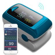 HealthTree Bluetooth Fingertip Pulse Oximeter Oximetry Blood Oxygen Saturation Monitor and Pulse Rate Monitor...