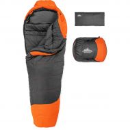 Cascade Mountain Tech Adventure Mummy Sleeping Bag - Lightweight, Compact 3 Season Backpacking Sleeping Bag with Pillow and Compression Sack