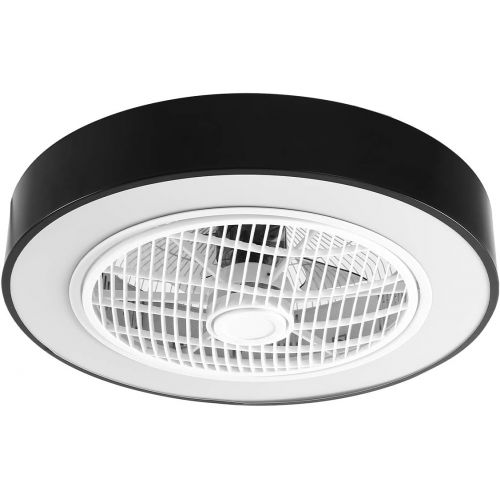  [아마존베스트]TC-Home 55cm Ceiling Fan with LED Light 3 Speeds Lighting Color Change Invisible Blades w/remote
