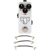 JHS Whitey Tighty Mini FET Compressor Pedal with 3 Patch Cables