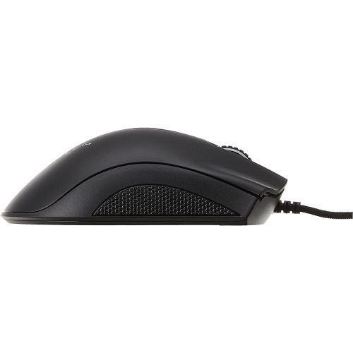 레이저 [아마존베스트]Razer DeathAdder Essential Gaming Mouse: 6400 DPI Optical Sensor - 5 Programmable Buttons - Mechanical Switches - Rubber Side Grips - Classic Black