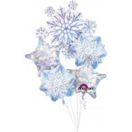 Anagram Glistening Snowflakes Balloon Bouquet