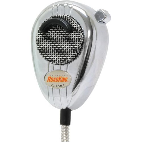  RoadKing RK56CHSS Chrome Noise Canceling CB Microphone with Chrome Flex Cord