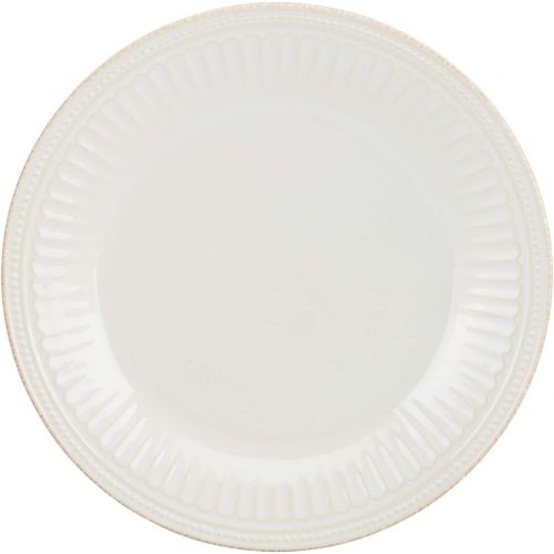 레녹스 Lenox French Perle Groove White Dinner Plate, Set of 4