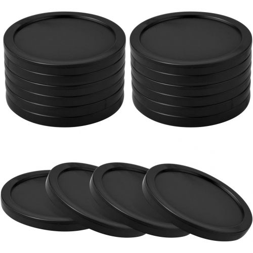  Coopay 12 Pieces Home Air Hockey Pucks 2.5 Inch Heavy Replacement Pucks for Game Tables Equipment Accessories, 12 Grams