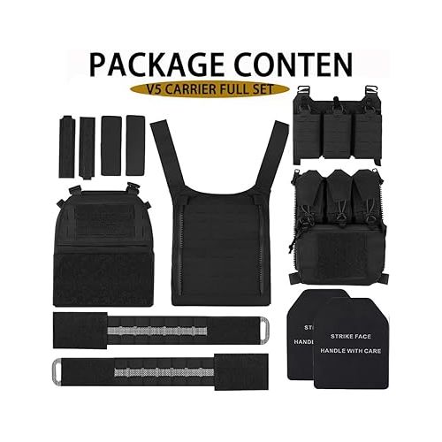  PETAC GEAR Tactical Tegris Cummerbund V5 Weighted Vest Full Set For Man Cosplay With Zip On Back Panel Banger