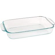 Pyrex, Clear Basics 2 Quart Glass Oblong Baking Dish, 11.1 in. x 7.1 in. x 1.7 in, 2 QT Rectangular