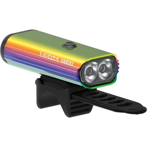  LEZYNE Lite Drive 1000XL Bicycle Headlight, Very Bright 1000 Lumens, 87 Hour Runtime, USB Rechargeable, High Performance LED Headlight for Mountain & Road Bikes