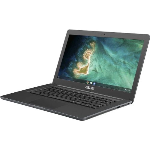 아수스 ASUS Chromebook C403NA YS02 14.0 inch Intel Celeron N3350 1.1GHz/ 4GB LPDDR4/ 32GB eMMC/ USB3.1/ Chrome OS Notebook (Dark Grey)