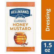 Hellmanns Salad Dressing, Honey Mustard, 1.5 Ounce (Pack of 102)
