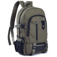 Keepfit Canvas Backpack, Fashion Simple Schoolbag Double-Shoulder Adjustable Schoolbag College School Bookbag for Women & Men