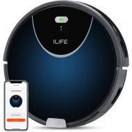 ILIFE V80 Max Robot Vacuum Cleaner, Wi-Fi Connected, 2000Pa Max Suction, Works with Alexa, 750ml Dustbin, Tangle-Free Suction Port, Self-Charging, Ideal for Hard Floor, Pet Hair an