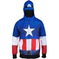 Marvel Mens Classic Sublimated Costume Hoodie