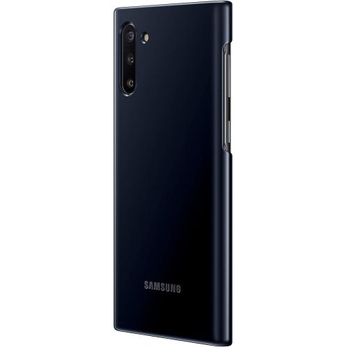 삼성 Samsung EF-KN970CBEGUS Galaxy Note10 Case, LED Back Protective Cover - Black (US Version with Warranty), White