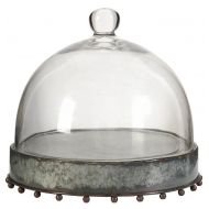 A&B Home Rustic Glass Dome with Stand, 10.5 X 10-Inch (Discontinued by Manufacturer)