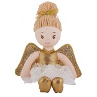 Stephan Baby Gold Guardian Angel Plush Doll Nursery Ornament Keepsake
