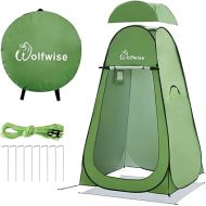 WolfWise Pop Up Privacy Shower Tent Portable Outdoor Sun Shelter Camp Toilet Changing Dressing Room