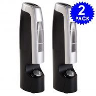 Alek...Shop 2 PCS Mini Ionic Whisper Home Air Purifier & Ionizer Pro Filter 2 Speed