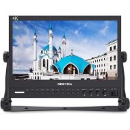 SEETEC P133-9HSD 13.3in Broadcast Monitor Production Monitor for Film Production Vlog Mobile Live Streaming IPS 1920×1080 with 3G-SDI HDMI AV YPbPr