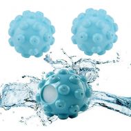 AILSAYA Wrinkle Releasing Dryer Balls, Blue Reusable Natural Fabric Softener Steamer Ball, Laundry Dryer Fabric Softening Ball, Reduces Wrinkles & Drying Time