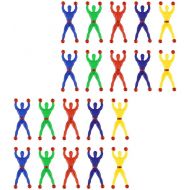 Toyvian 50 Pieces Sticky Wall Climbers, Wall Walkers Sticky Toy Funny Sticky Hands Party Favors Mens Toys for Kids & Adults (Random Color)