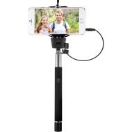 [아마존베스트]Vivitar Viv-tr-365-blk Smartphone Selfie Wand with Built-In Shutter Release (Black)