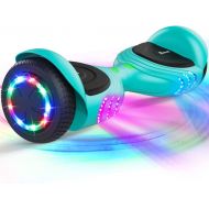 [아마존베스트]TOMOLOO Music-Rhythmed Hoverboard for Kids and Adult Two-Wheel Self-Balancing Scooter- UL2272 Certificated with Music Speaker- Colorful RGB LED Light