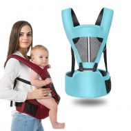 Kaipiclos Baby Carrier with Hip Seat for Newborn Infant and Toddler, Ergonomic Baby Wrap Carrier Hipseat Backpack