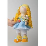 MadeHeart | Buy handmade goods Handmade Doll Crocheted Doll Interior Doll Gift for Girls Unusual Doll