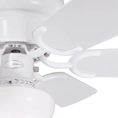  [아마존베스트]Westinghouse Lighting 7230800 Petite Indoor Ceiling Fan with Light, 30 Inch, White