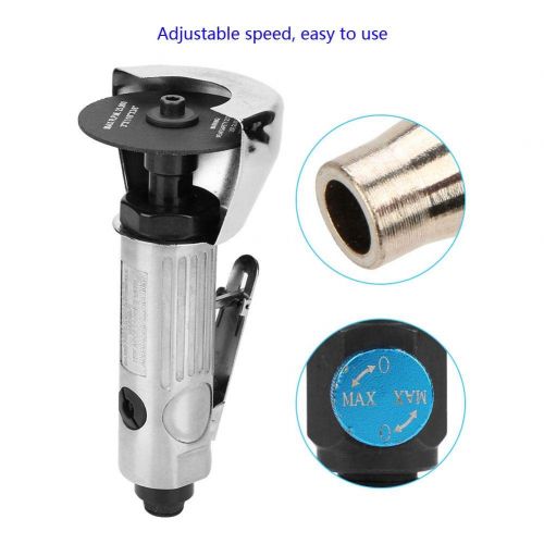  [아마존베스트]Zjchao Air Cut Off Tool, 3in Adjustable Round High Speed Sanding Pad Air Cutter Pneumatic Cutting Machine(Set)