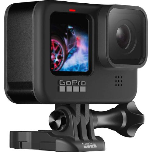 고프로 GoPro HERO9 Black, Waterproof Action Camera, 5K/4K Video, Basic Bundle with Floating Hand Grip, 32GB microSD Card, Card Reader