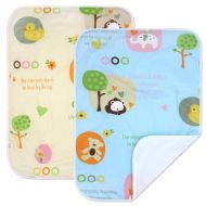 PEKITAS 2 Pack Baby Waterproof Diaper Changing Pads Travel Friendly Super Soft Fabric Size 19.5 X...