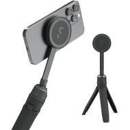 ShiftCam SnapPod - Video Selfie Stick and Tripod - Magnetic Mount Snaps on to Any Phone - Tiltable Design | Midnight