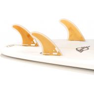 Visit the DORSAL Store DORSAL Surfboard Fins Bamboo Hexcore Thruster Set (3) Honeycomb FCS Base