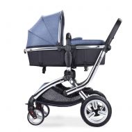 XUE Baby Stroller, can sit on The European high Landscape cart Four Wheel Suspension 360 Degree Steering Travel & Everyday Umbrella Stroller System