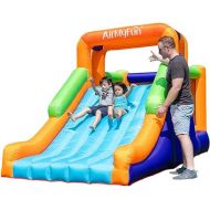 Bounce House with Slide Inflatable Durable Sewn Jumper Castle Bouncy House for Kids Outdoor Indoor