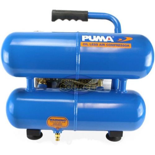 푸마 Puma Twin Tank 12 Volt 2 Gallon Oil-Less Air Compressor