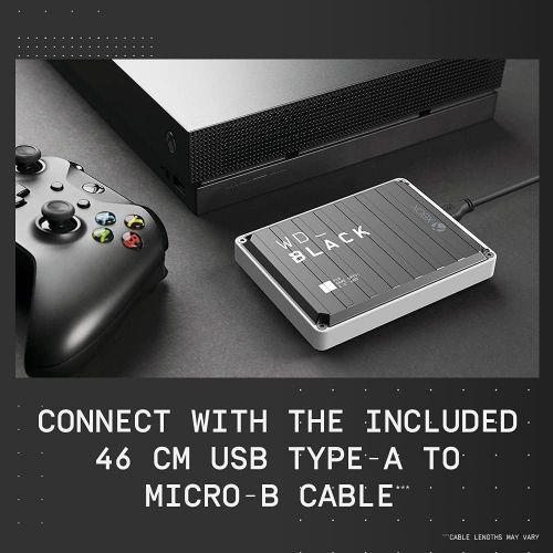  [아마존베스트]Western Digital WD_Black 5TB P10 Game Drive for Xbox One, Portable External Hard Drive with 2-Month Xbox Game Pass - WDBA5G0050BBK-WESN