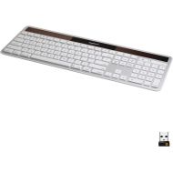 [아마존베스트]Logitech K750 Wireless Solar Keyboard for Mac  Solar Recharging, Mac-Friendly Keyboard, 2.4GHz Wireless - Silver