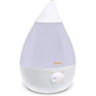 Crane Ultrasonic Cool Mist Humidifier, Filter-Free, 1 Gallon, for Home Bedroom Baby Nursery and Office, White