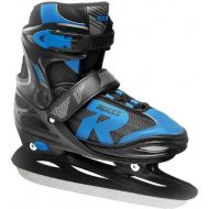 Roces Boys Jokey 2.0 Figure Ice Skate Superior Italian Adjustable Black/Blue