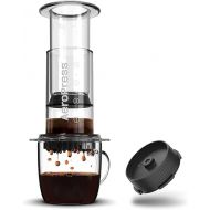 Aeropress Clear Coffee Maker & Flow Control Filter Cap Bundle